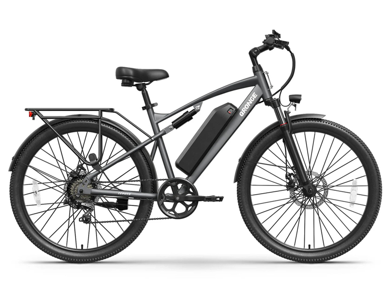 Электровелосипед QRONGE Zephyr (серый)