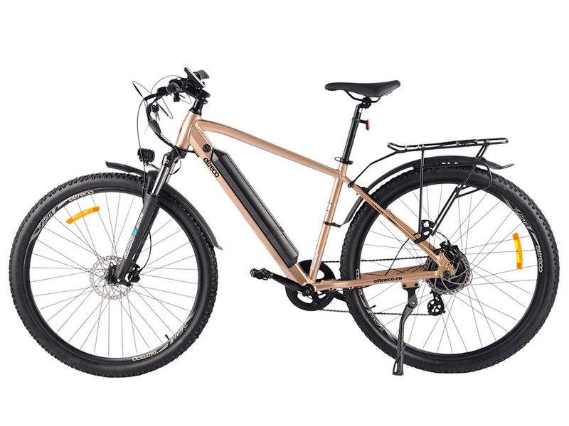 Электровелосипед Eltreco Ultra Max Pro (Черно-синий)